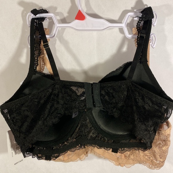French Affair Push-Up Bra Set NWT 38C - Picture 2 of 6